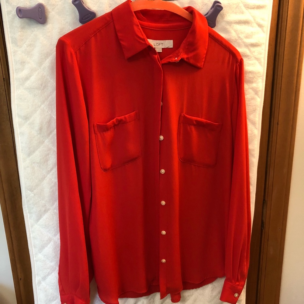 Red blouse